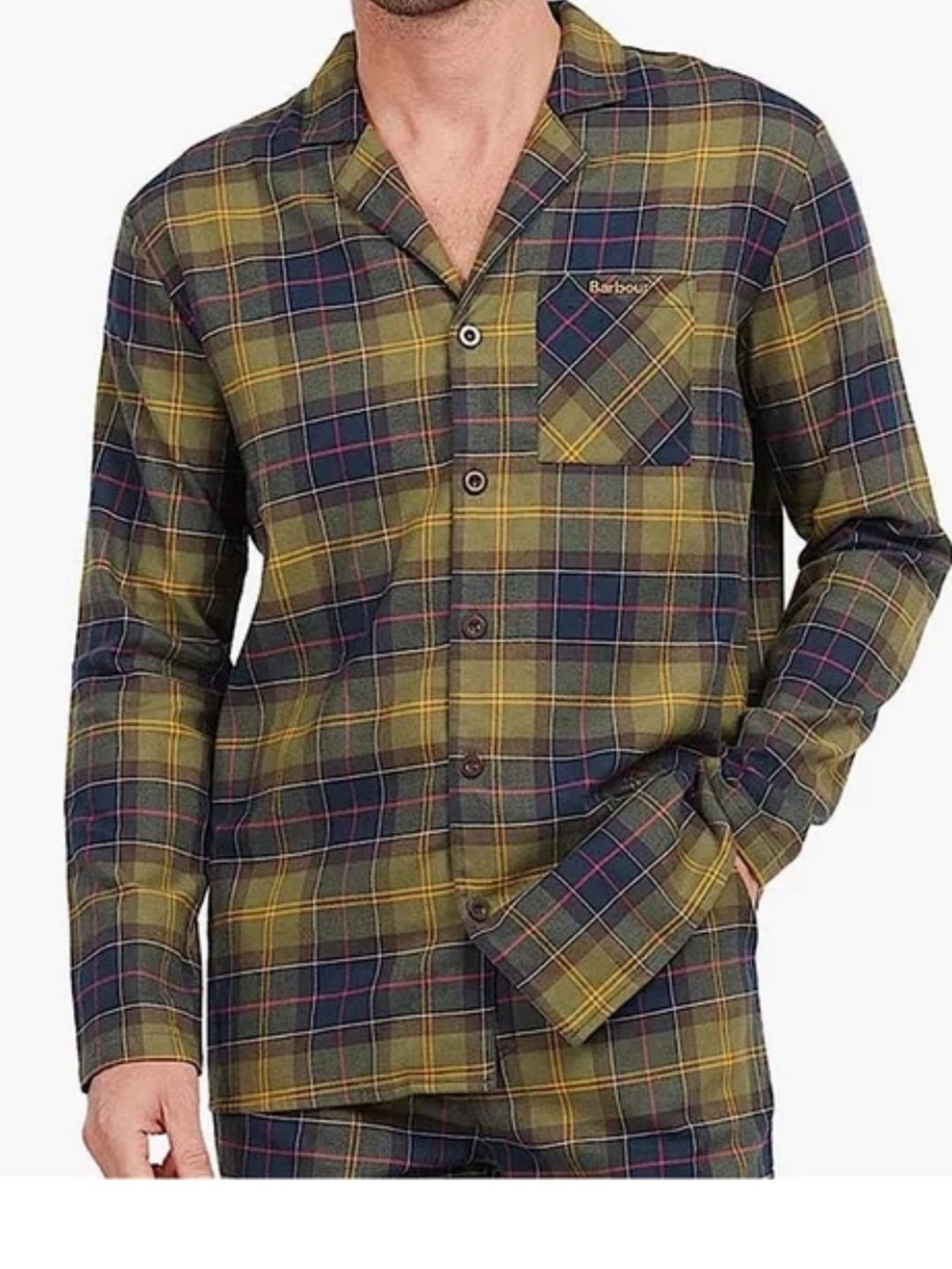 Barbour Plaid Pajmama Top